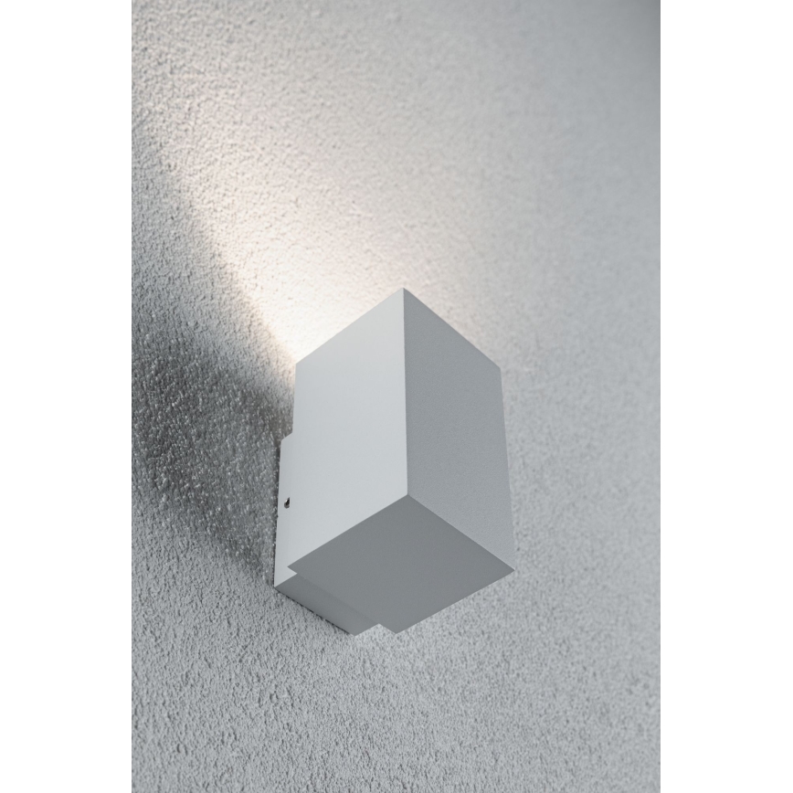 Paulmann 94329 - LED/3,8W IP44 Utomhus Väggbelysning FLAME 230V vit