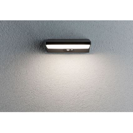 Paulmann 94333 - LED/7,4W IP44 Utomhus vägglampa med sensor HOUSE 230V