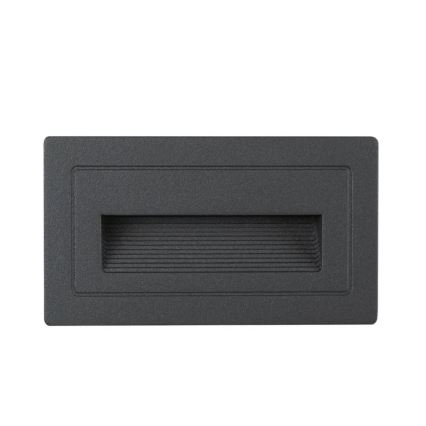 Paulmann 94383 - LED/4W IP44 Inbyggd utomhusbelysning LONG 230V