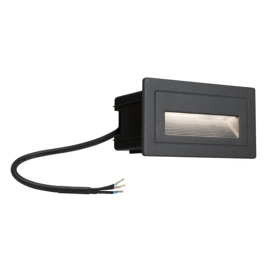 Paulmann 94383 - LED/4W IP44 Inbyggd utomhusbelysning LONG 230V