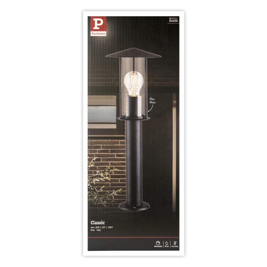 Paulmann 94397 - 1xE27/60W IP44 Utomhuslampa CLASSIC 230V