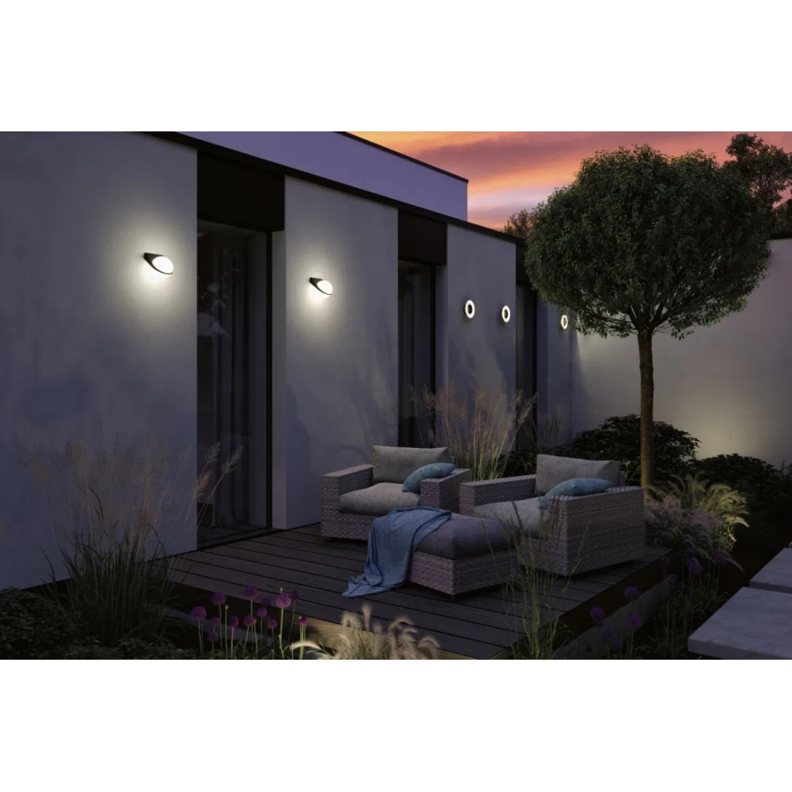 Paulmann 94409 - LED/4W IP44 Vägglampa för utomhusbruk CIRCEA 230V