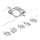 Paulmann 94420 - Komplett vajersystem MAC, set med 5 LED-lampor á 4,5 W, 230 V, matt krom