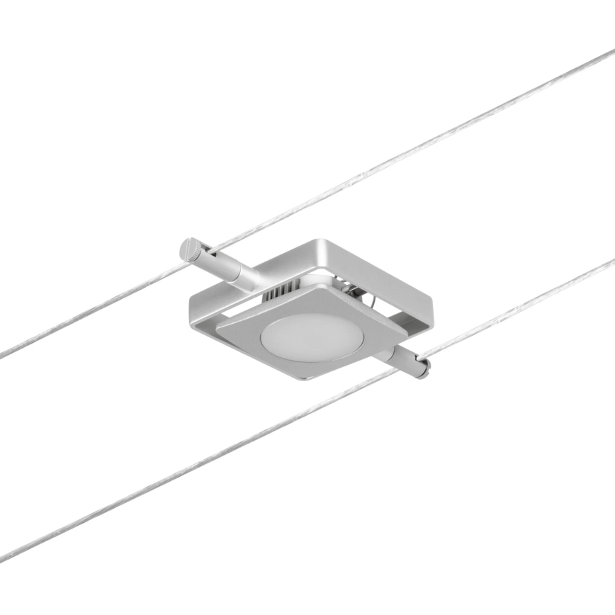 Paulmann 94420 - Komplett vajersystem MAC, set med 5 LED-lampor á 4,5 W, 230 V, matt krom