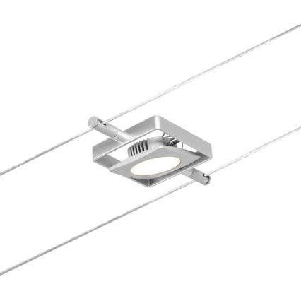 Paulmann 94420 - Komplett vajersystem MAC, set med 5 LED-lampor á 4,5 W, 230 V, matt krom