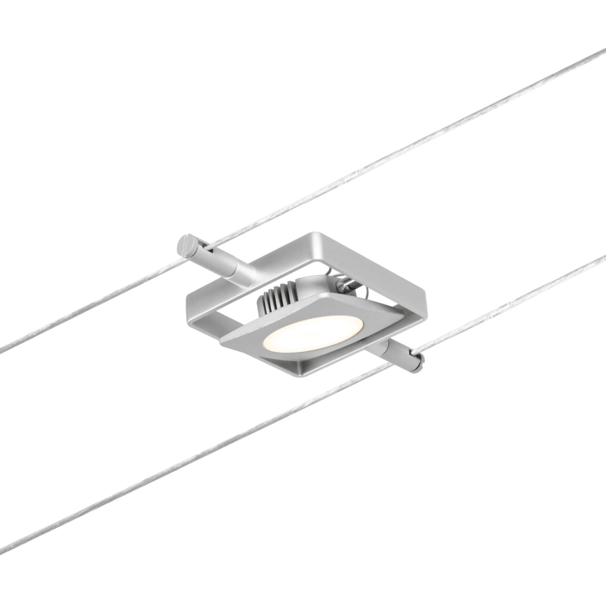 Paulmann 94420 - Komplett vajersystem MAC, set med 5 LED-lampor á 4,5 W, 230 V, matt krom