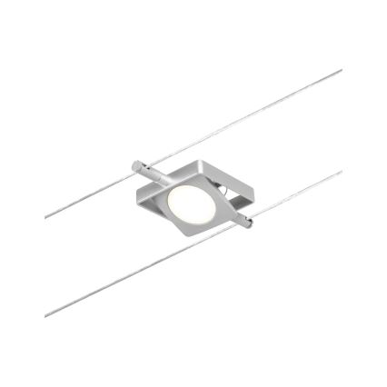 Paulmann 94420 - Komplett vajersystem MAC, set med 5 LED-lampor á 4,5 W, 230 V, matt krom