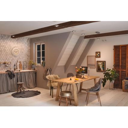 Paulmann 94420 - SET 5xLED/4,5W Spotbelysning för vajersystem MAC 230V matt krom