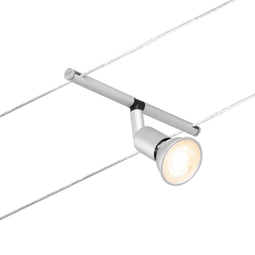 Paulmann 94442 - SET 5xGU5,3/10W Komplett vajersystem SALT 230V mattkrom