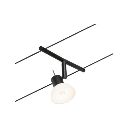 Paulmann 94450 - Komplett set med 5x GU5.3/10W för SHEELA vajersystem 230V, svart