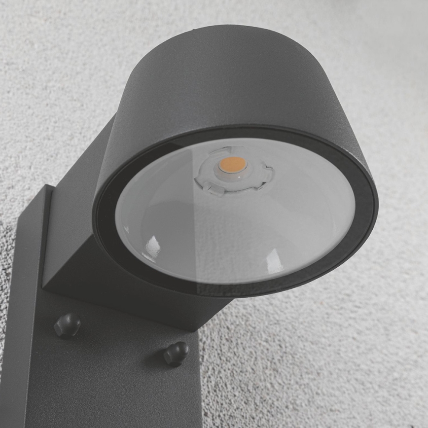 Paulmann 94453 - LED/6W IP44 Utomhus Väggbelysning med sensor CAPEA 230V