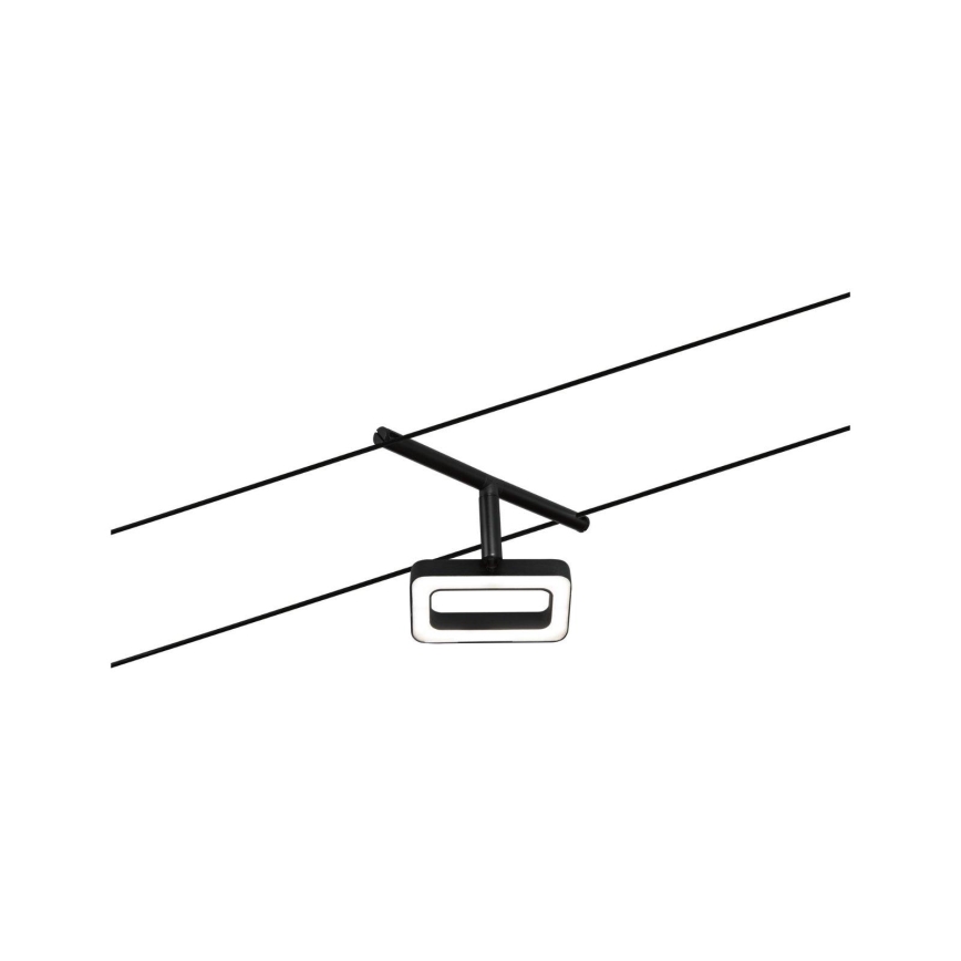 Paulmann 94485 - Set 5xLED/4,8W Komplett vajersystem FRAME 230V, svart