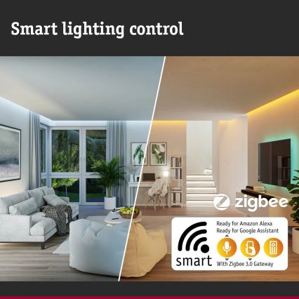 Paulmann 94513 - RGBW LED/8,2W IP44 Dimbar belysning för husnummer med skymningssensor PADEA 230V antracit
