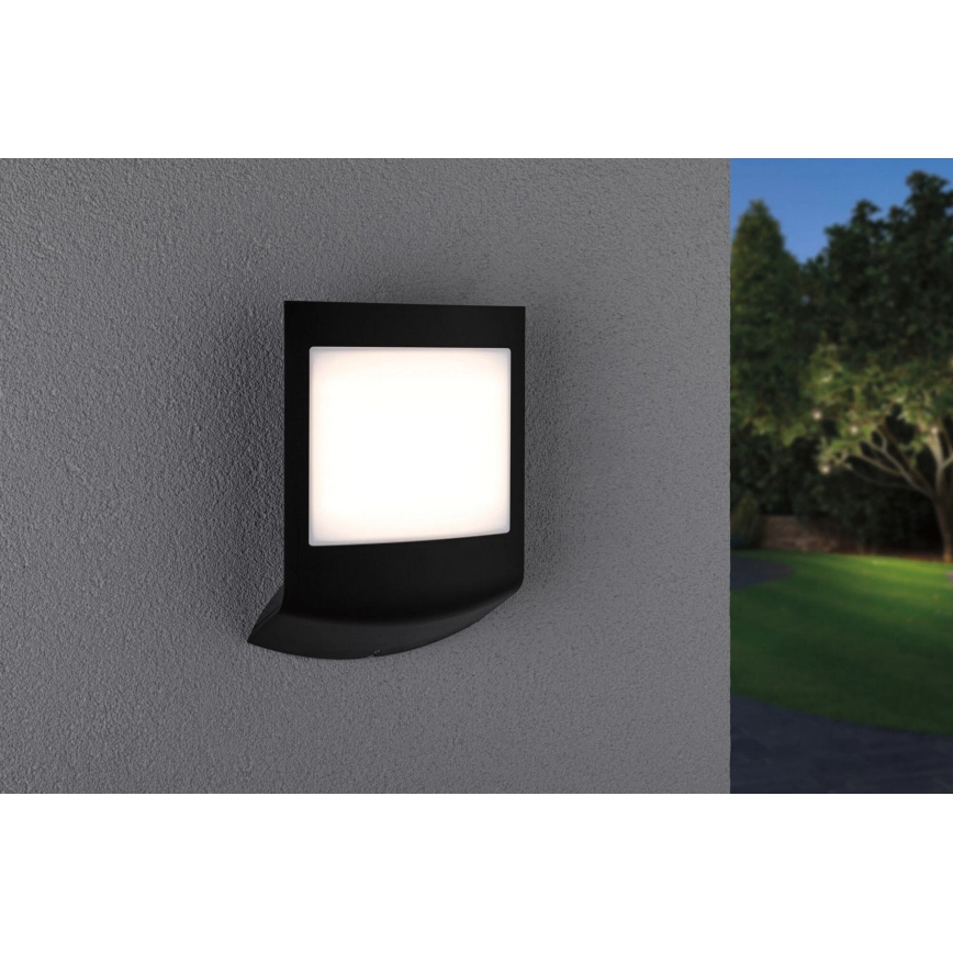 Paulmann 94513 - RGBW LED/8,2W IP44 Dimbar belysning för husnummer med skymningssensor PADEA 230V antracit