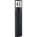 Paulmann 94514 - LED/8,5W IP44 Dimbar husnummerskylt med rörelse- och skymningssensor PADEA 230V antracit
