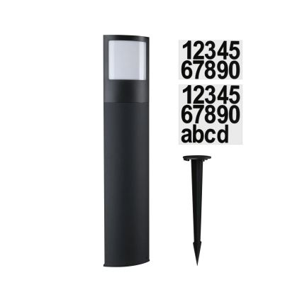 Paulmann 94515 - LED/8,5W IP44 Dimmbar utomhuslampa med rörelse- och skymningssensor PADEA 230V antracitgrå