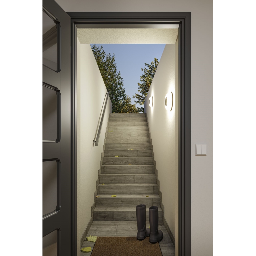 Paulmann 94955 - LED/20,5W IP65 Dimbart utomhusväggarmatur AUREVA 230V 2200/3000/4000K antracit