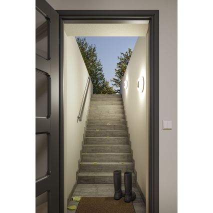 Paulmann 94956 - LED/20,5W IP65 Dimbart utomhusväggarmatur med rörelse- och skymningssensor AUREVA 230V 2200/3000/4000K antracit