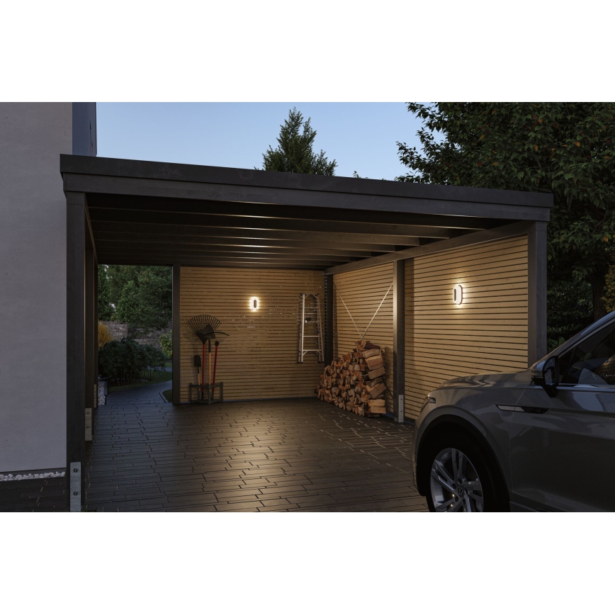 Paulmann 94957 - LED/18,5W IP65 Dimbar utomhusväggarmatur ELUNOR 230V 2200/3000/4000K antracit