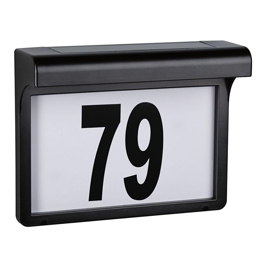 Paulmann 95388 - LED/0,05W IP44 Solcellshusnummer med sensor DAYTON 1,2V 600 mAh