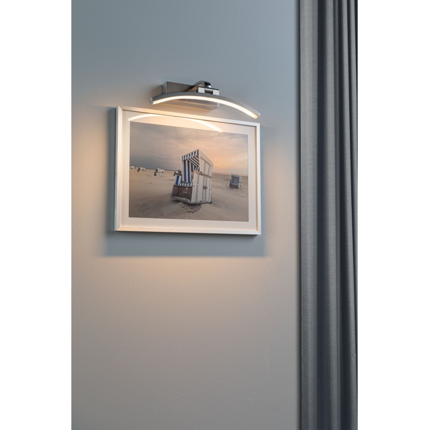 Paulmann 95556 - LED/6W tavelampa BENTO 230V 30 cm mattkrom