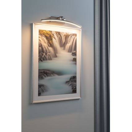 Paulmann 95557 - LED/8,5W Tavelbelysning BENTO 230V 40 cm matt krom