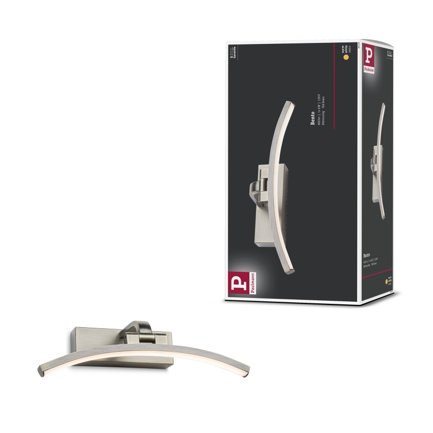 Paulmann 95559 - LED/6W Tavelbelysning BENTO 230V 30 cm mässing