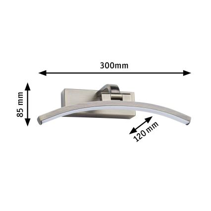 Paulmann 95559 - LED/6W Tavelbelysning BENTO 230V 30 cm mässing