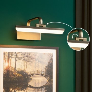 Paulmann 95568 - LED/6W Tavelbelysning RENAN 230V 30 cm mässing