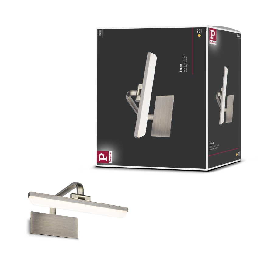 Paulmann 95568 - LED/6W Tavelbelysning RENAN 230V 30 cm mässing