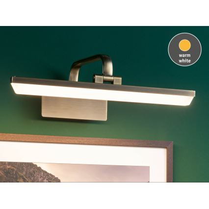 Paulmann 95569 - LED/9,5W Tavelampa RENAN 230V 40 cm mässing