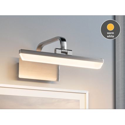 Paulmann 95571 - LED/6W Tavelbelysning RENAN 230V 30 cm mattkrom