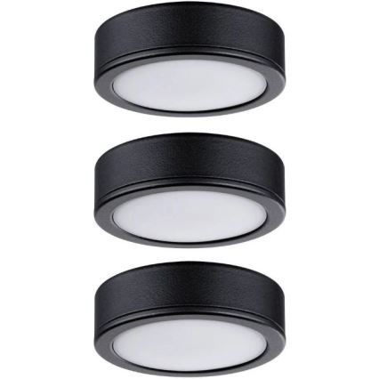 Paulmann 99990 - KIT 3xLED/3,5W Möbelbelysning PUKK 230V