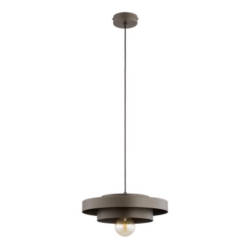 Pendel med kabel CEROTI 1xE27/15W/230V, brun
