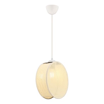 Pendel med kabel DRUM 1xE27/60W/230V krämvit