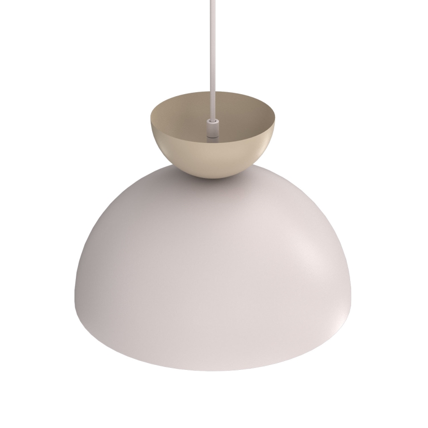 Pendel med kabel NEVIS 1xE27/15W/230V Ø 29 cm, krämfärgad