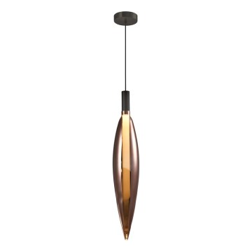 Pendel med kabel NORDIC 1xG9/5W/230V svart/koppar