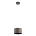Pendel med sladd ASLI 1xE27/15W/230V brun