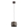 Pendel med sladd ASLI 1xE27/15W/230V brun