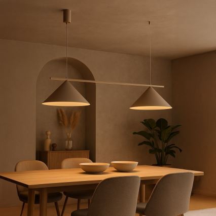 Pendel på kabel CAPITAL 2xGX53/15W/230V beige