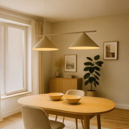 Pendel på kabel CAPITAL 2xGX53/15W/230V beige