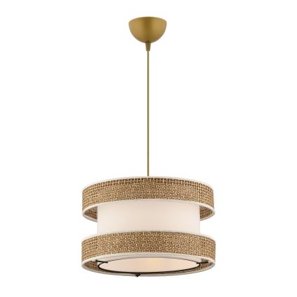 Pendel på kabel HALO 1xE27/60W/230V krämvit/beige