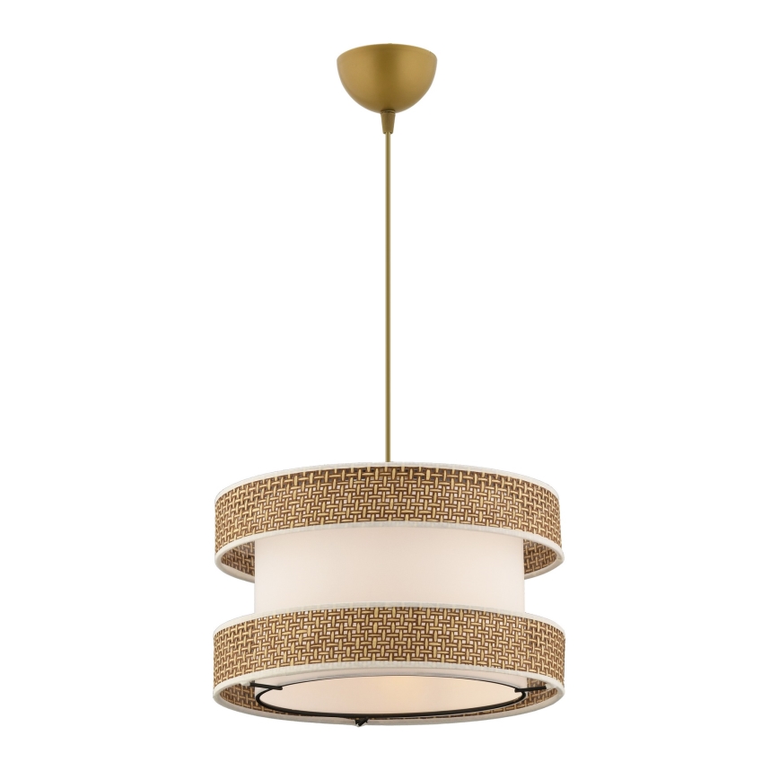 Pendel på kabel HALO 1xE27/60W/230V krämvit/beige