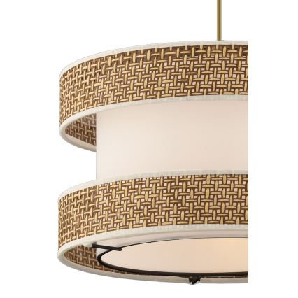 Pendel på kabel HALO 1xE27/60W/230V krämvit/beige