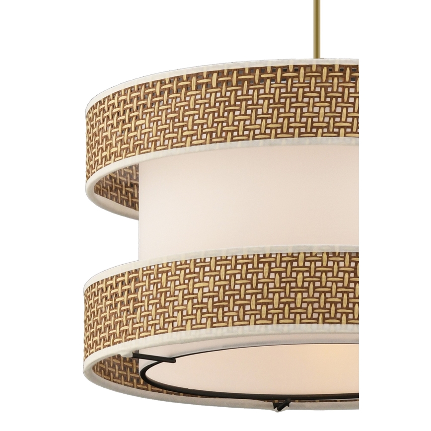 Pendel på kabel HALO 1xE27/60W/230V krämvit/beige