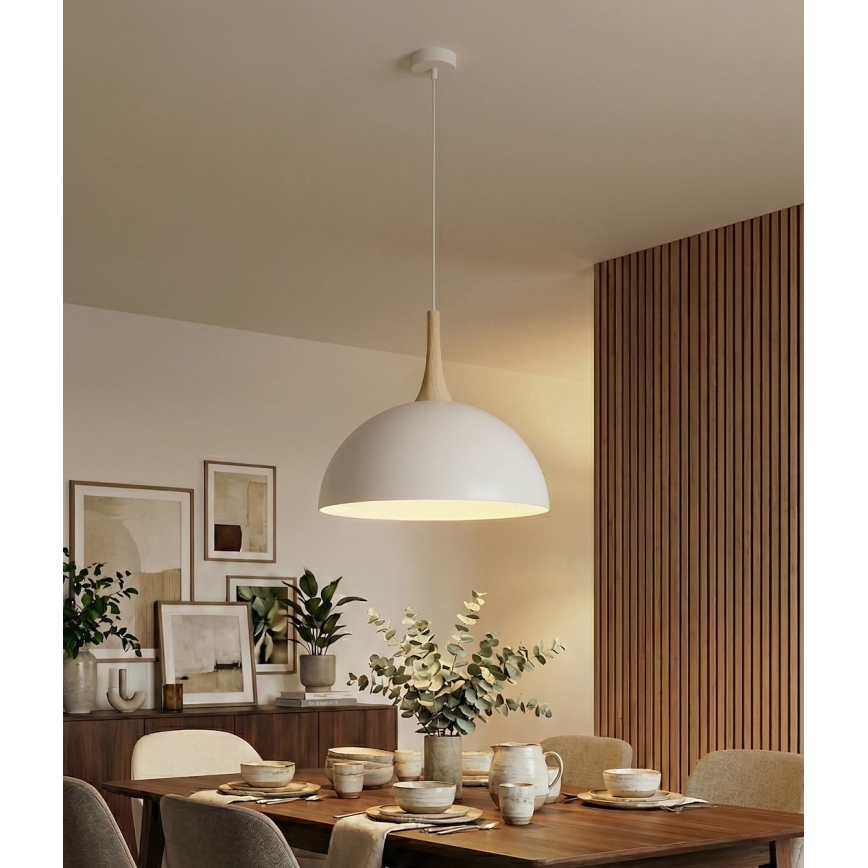 Pendel på kabel NAUTICA 1xGX53/12W/230V vit