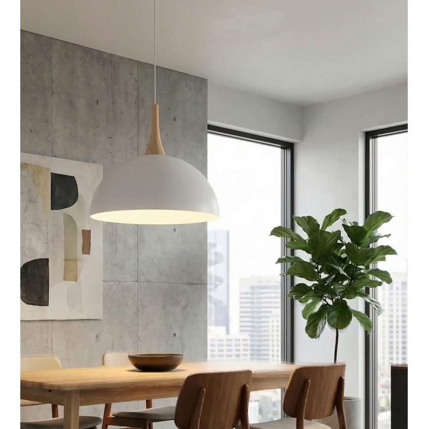 Pendel på kabel NAUTICA 1xGX53/12W/230V vit