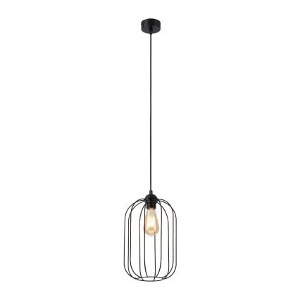 Pendel på sladd DESTELLO 1xE27/15W/230V Ø 21 cm svart