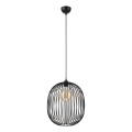 Pendel på sladd DESTELLO 1xE27/15W/230V Ø 32 cm svart