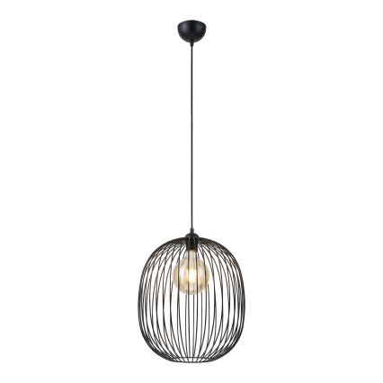 Pendel på sladd DESTELLO 1xE27/15W/230V Ø 32 cm svart